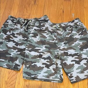 Boys Camouflage Swim Shorts 2 Pieces - XL & XXL